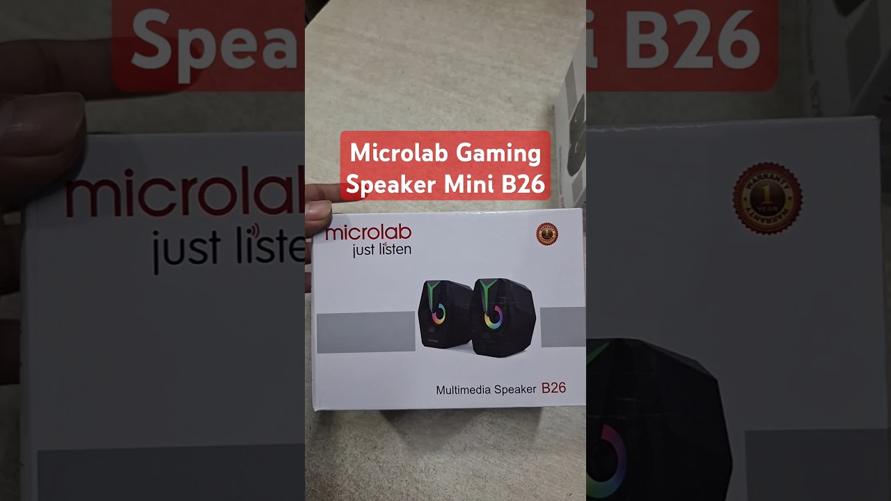 Microlab Gaming Speaker Mini B26 Best Price=1250Tk ধামাকা অফার। whatsapp ✆ 01314716452👈