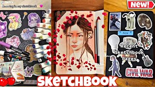 10 minutes Sketchbook drawing and doodle ideas | Sketchbook Ideas 2024 | TikTok Compilation