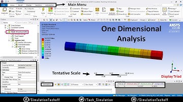 Introduction to 1D Analysis in Ansys | Lesson 11 | Ansys Tutorial Tamil