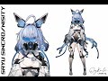 Sayu Sinronisity Halloween Outfit Live2D Showcase 