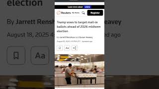 Trump to End Mail-in Ballots: GOOD