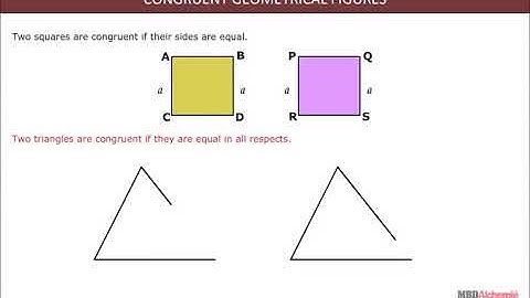 Congruence of Triangles | Congruent Figures | Class 7