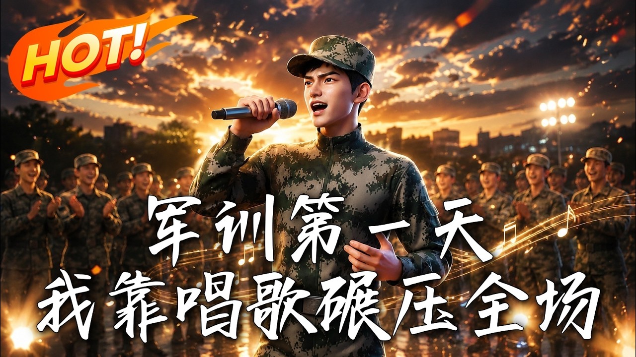 軍訓開嗓驚豔全校：我靠歌聲逆襲頂流