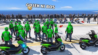 JADI GOJEK BERUJUNG TAWURAN  GTA 5 MOD