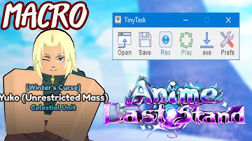 How to EASILY MACRO the NEW CHRISTMAS event in Anime Last Stand(No Godlies)