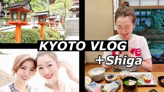 【旅行VLOG】一泊二日で満喫する京都女子旅！おしゃれカフェ巡り＆滋賀までぶらり！