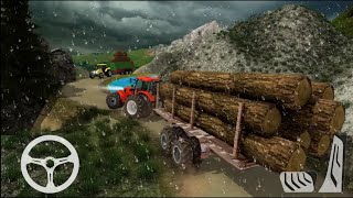 Tractor trolley Offroad Cargo Game - Android Gameplay screenshot 5