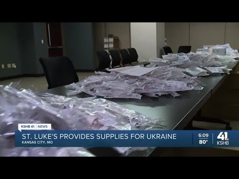 Saint Luke's Hospital, Project C.U.R.E. send medical supplies to Ukraine