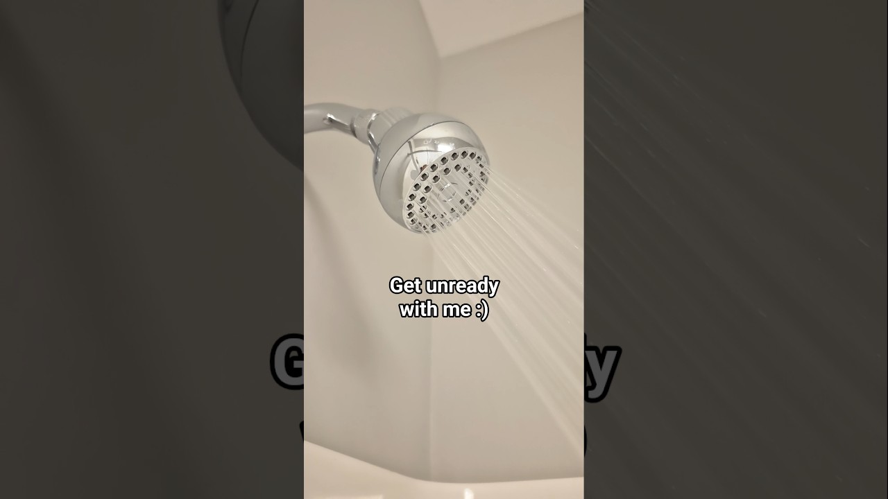 Get unready with me🌙🚿