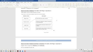 CS 2210 Paper2 Flowchart Dry Running, Data Validation, Data Verification and Test Data HW Part 2