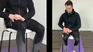 How to Lacrosse Ball Roll the Hamstrings Seated