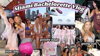 Sierra’s Bachelorette Vlog in MIAMI 🛥🍆💦 Girls Trip, Boat Day, Goodie Bags &amp; More!
