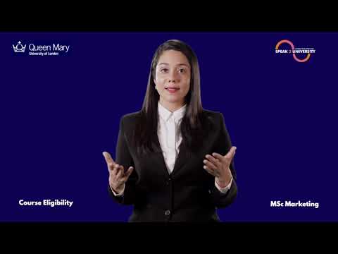 MSc Marketing - Course Eligibility - Queen Mary University of London (UK)
