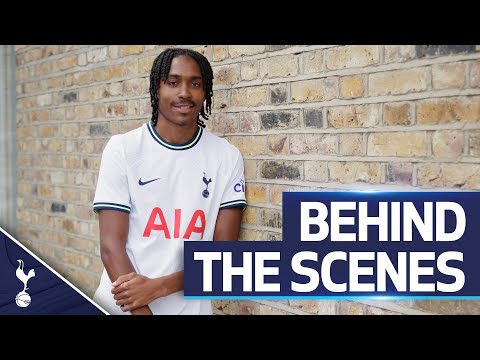 Djed Spence's first day at Spurs |  BEHIND THE SCENES