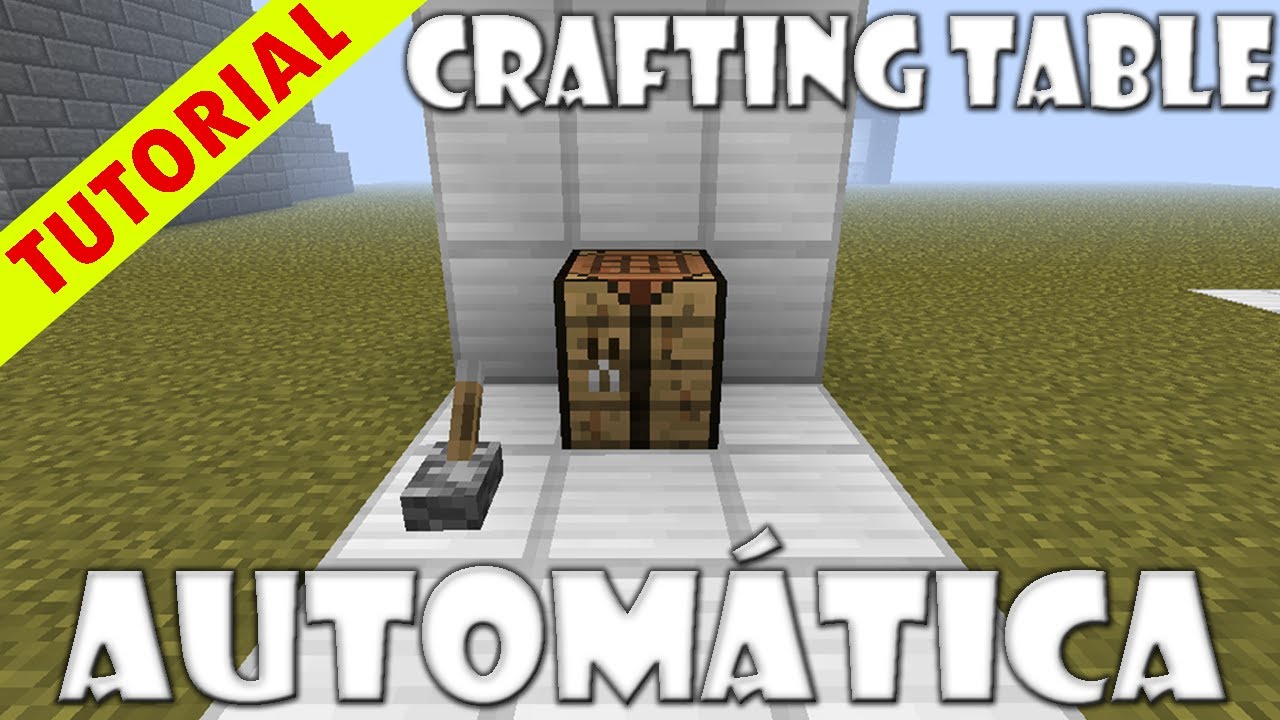 Crafting Table Automática - Tutorial 13 - Baron Gamer - - YouTube