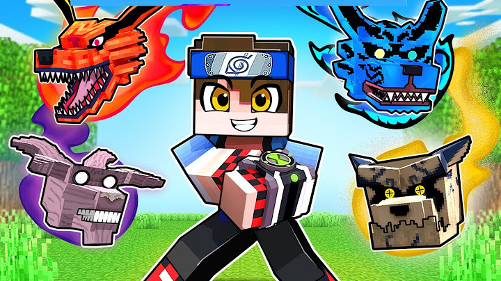 The OMNITRIX with ALL the TAILED BEASTS in NARUTO Minecraft