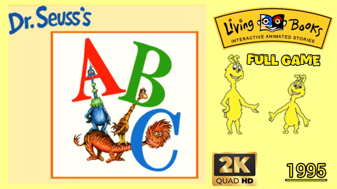 Living Books: Dr. Suess's ABC (1995) Full Walkthrough - 2K60fps