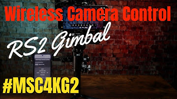 Blackmagic Micro Studio Camera 4K G2 Wireless Remote Control REST API DJI RS2 Gimbal