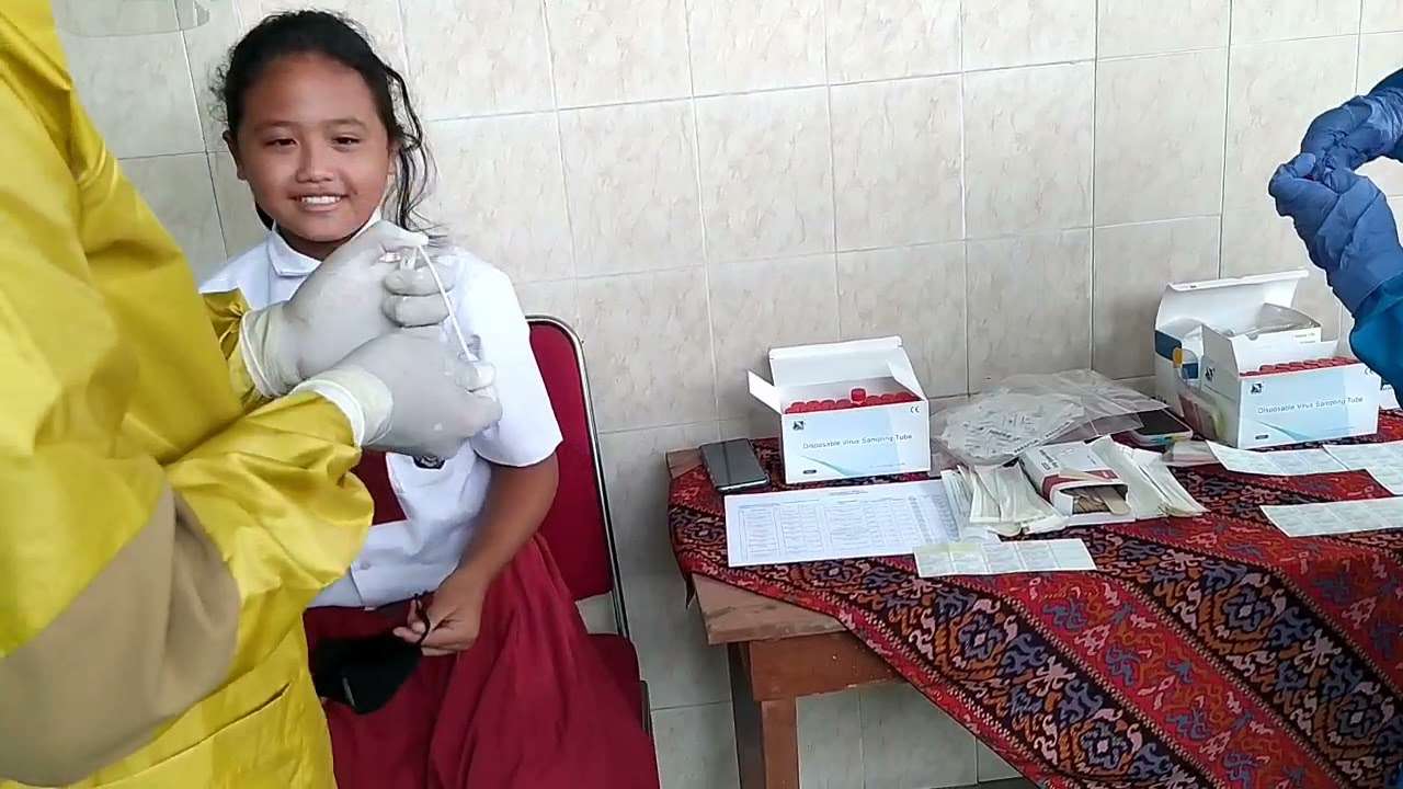 Kegiatan Sampling Swab Sekolah Dasar