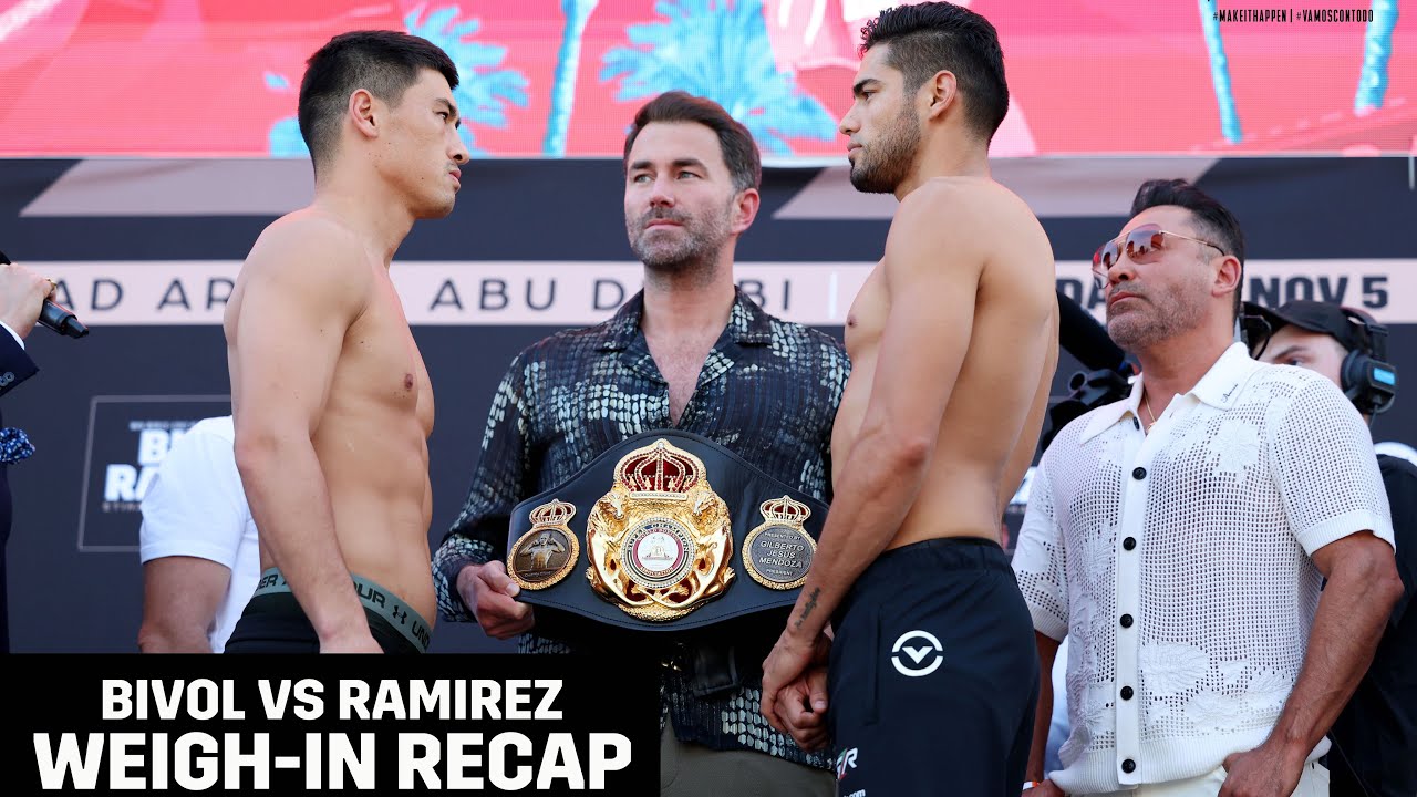 ZURDO RAMIRZ VS DMITRY BIVOL WEIGH-IN E RECAP