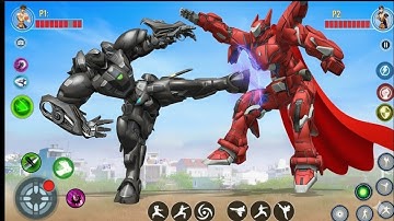 Black Robot Multiple Transformers Dino Car Jet Robot Action - Android Gameplay Part 118