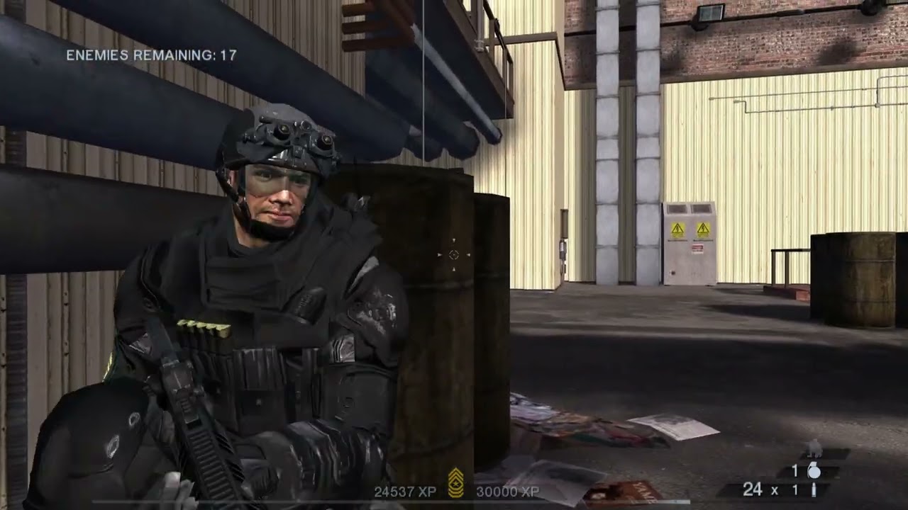 "Oil Refinery" - Terrorist Hunt | Tom Clancy's Rainbow Six Vegas 2 | Realistic (No Commentary)