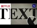 How to Make Text Feel Real Like NETFLIX Docs