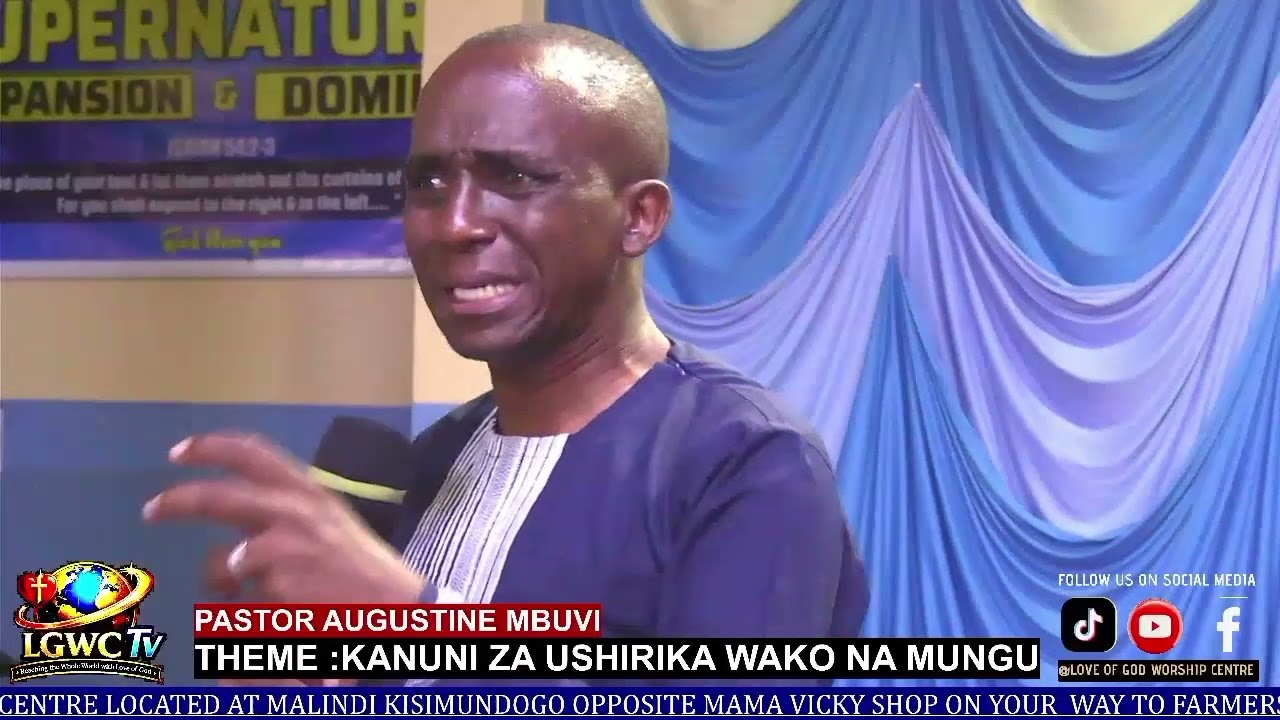 Part 3 || Kanuni za ushirika wako na Mungu by Pst Augustine Mbuvi 