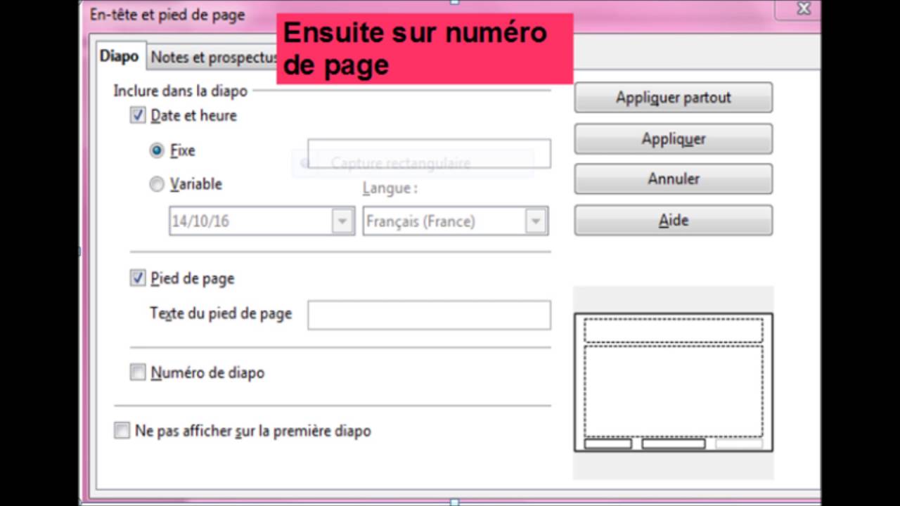 comment numéroter les pages sur OpenOffice - YouTube