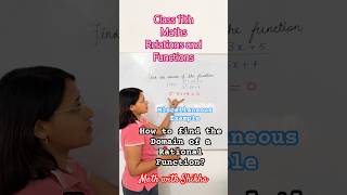 Class 11 Math | NCERT | How to find the domain of a Function #maths #exam #practicequestions #viral