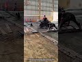 How Ride On Power Trowel System Smooths Concrete Into Ultra Flat Mirror Finish Surface