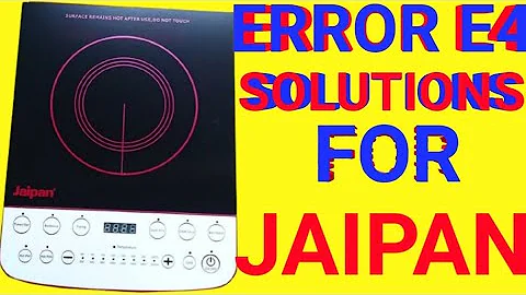 Error E4 solutions for jaipan induction cooker #electronics #bengali #rajinduction