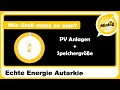 Echte energie autarkie wie gro muss eine pvanlage und batterie sein mobilitt heizen strom usw