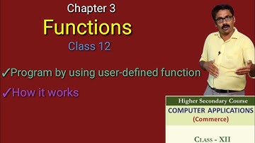 +2 Chapter 3-Functions(Class 12)