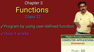 +2 Chapter 3-Functions(Class 12)