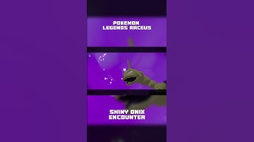 Shiny Onix Encounter via TIME DISTORTION ✨| #pokemon