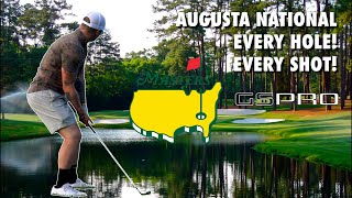 Playing the Masters on GSPRO | Home golf sim