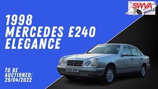 Lot 14 - Mercedes E240 Elegance 1998 Swva 29Th April 2022 Clic Sale