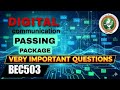 Digital Communication| BEC503| Passing package| very important questions |80+ garantee| exam guide
