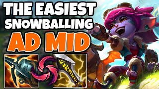 Tristana Mid is one of the easiest AD mids that snowballs out of control with only a couple kills