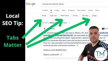 Local SEO Tip:  Google Tabs Matter