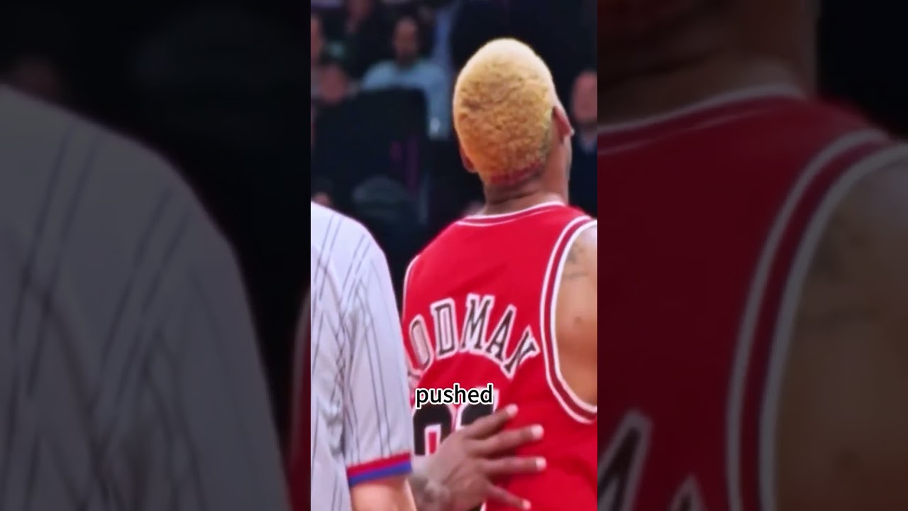 The turning point in the Jordan-Rodman relationship is a miracle in sports history#rodman#NBA#jordan