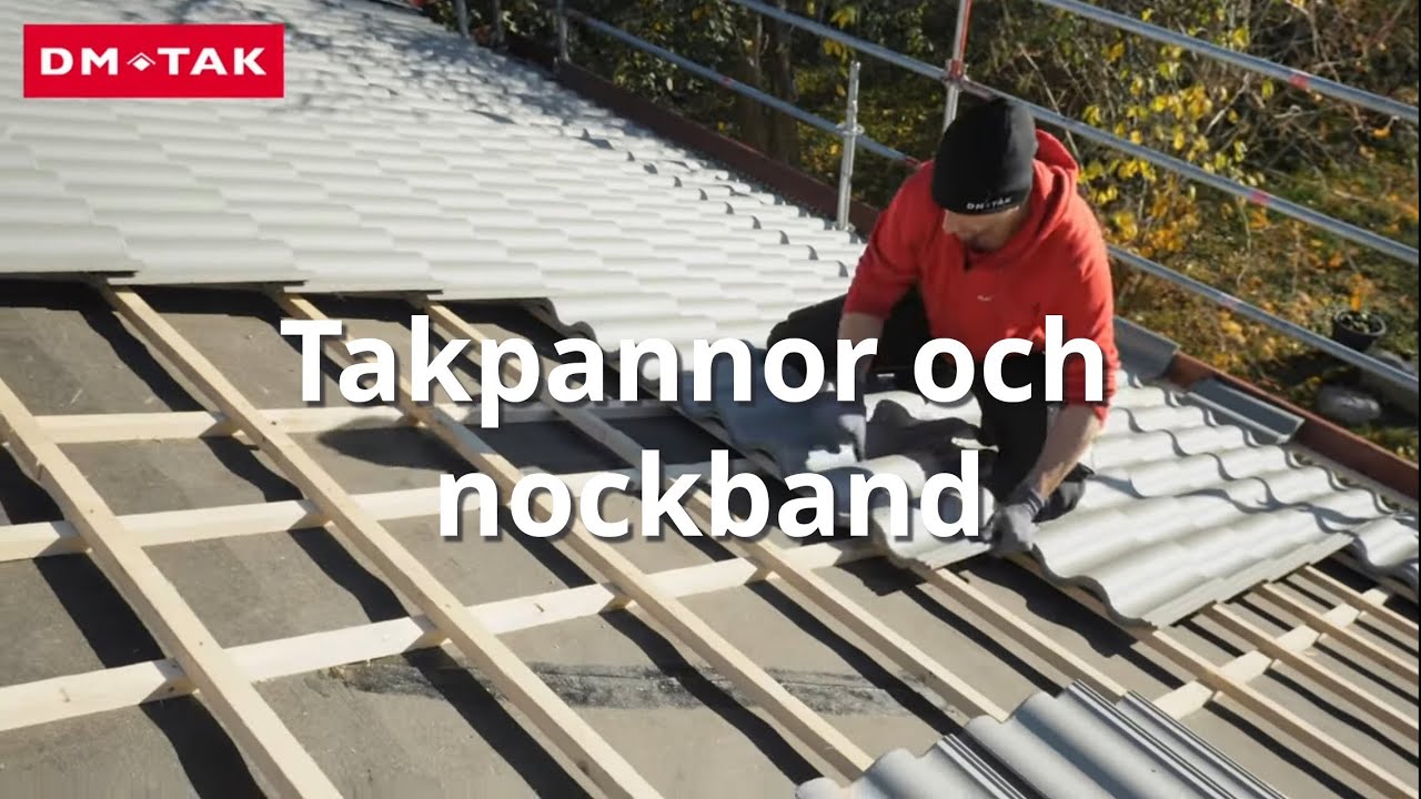 Takskolan. Takpannor del 2 - Takpannor och nockband