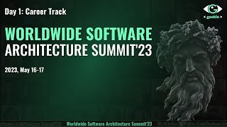 Worldwide Software Architecture Summit'23 – Career Track screenshot 2