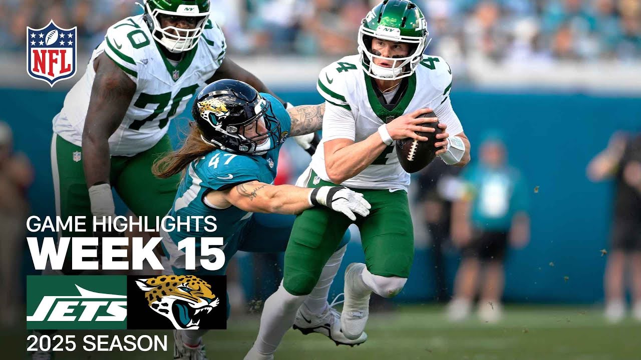 New York Jets vs. Jacksonville Jaguars Game Highlights | NFL 2025 Season Week 15