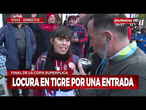 Locura en Tigre por una entrada para la final de la Superliga