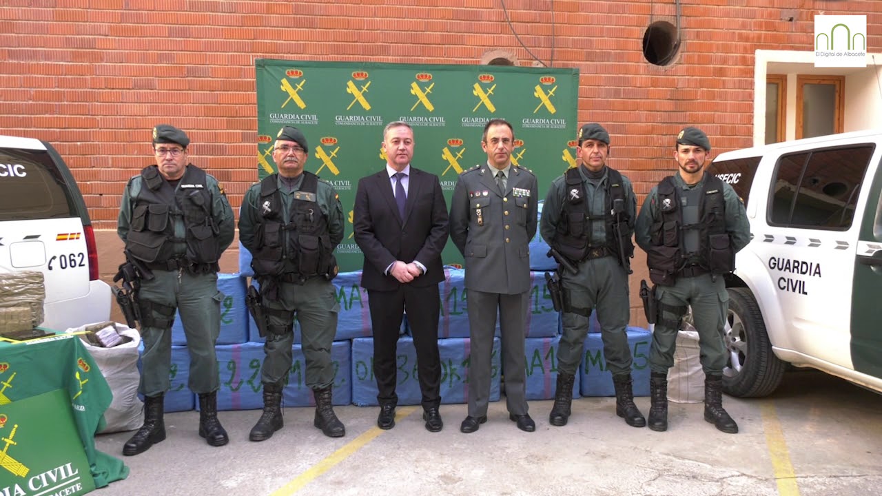 Detenido cuando transportaba por Albacete media tonelada de droga