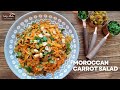 Moroccan carrot salad with dressing recipe  easy carrot salad recipe  moroccan salad dressing