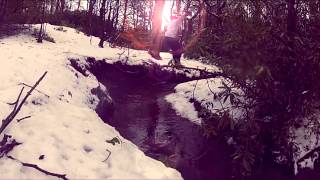 Parkour in winter