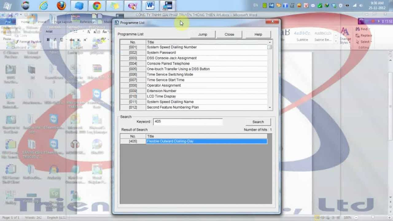 kx-tes824bx Update New Video hướng dẫn cấu hình lập trình tổng đài KX-TES 824 - P2